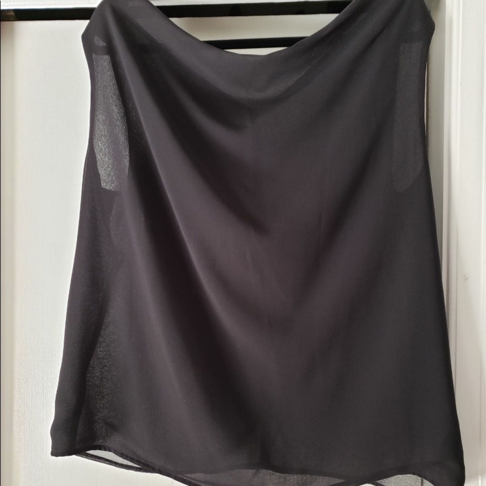 Alison Sheri sleeveless top, black